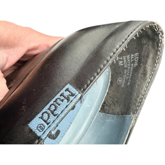 MUDD EDIE SHOES WOMENS 7M Y2K BLACK BLOCK HEEL - Picture 8 of 8